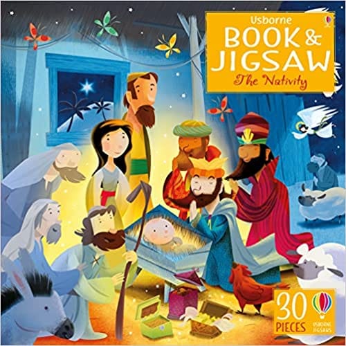 Usborne Book And Jigsaw The Nativity