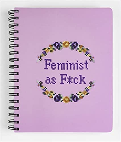 Feminist As F*ck Notebook:cross-stitch Notebooks