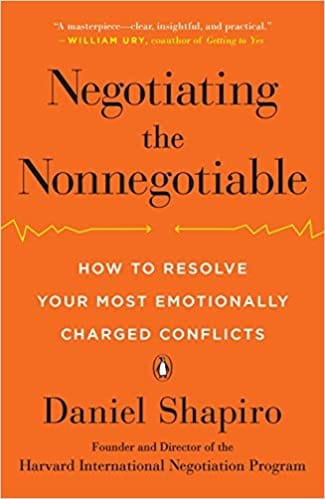 Negotiating The Nonnegotiable How To Resolve Your Most Emotionally Charged Conflicts