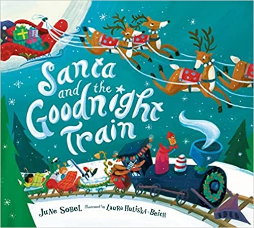 Santa & Goodnight Train A Christmas Holiday Book For Kids