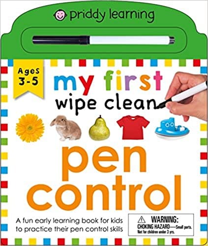 My First Wipe Clean Pen Control A Fun Early Learning Book For Kids To Practice Their Pen Control Skills