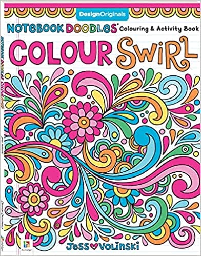Notebook Doodles Colour Swirl