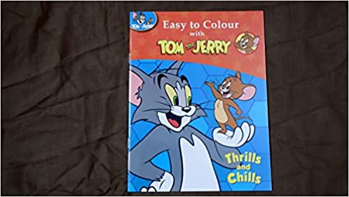 Easy To Colour With Tom And Jerry (thrills And Chills)