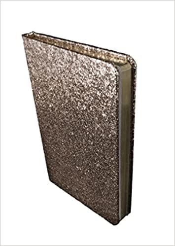 Chunky Rose Gold Glitter Journal