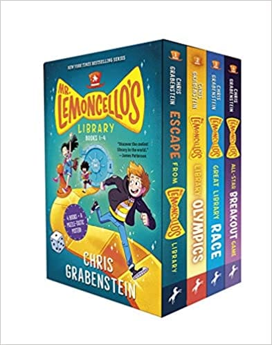 Mr. Lemoncellos Library Books 1-4 (boxed Set)