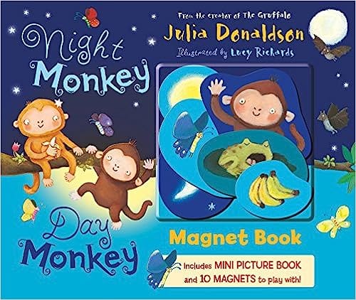 Night Monkey Day Monkey (magnet Book)