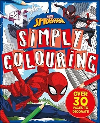 Marvel Spider-man Simply Colouring
