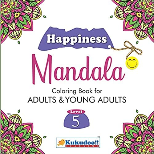 Happiness Mandala Colouring Book For Adults And Young Adults With Tear Out Sheets Book 5