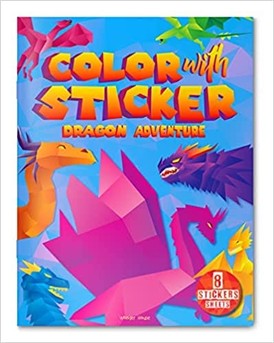 Color With Sticker - Dragon Adventure