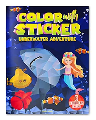 Color With Sticker - Underwater Adventure