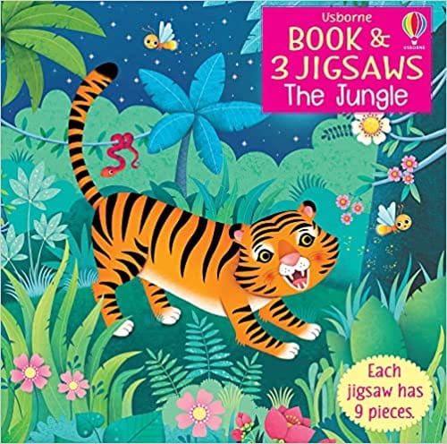 Usborne Book & 3 Jigsaws The Jungle (usborne Book & Jigsaws)
