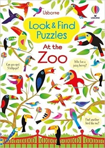 Look And Find Puzzles  At The Zoo