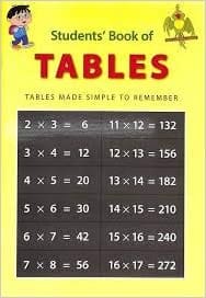 Students Book Of Tables