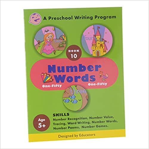 Preschool Writing Number Words One-fifty