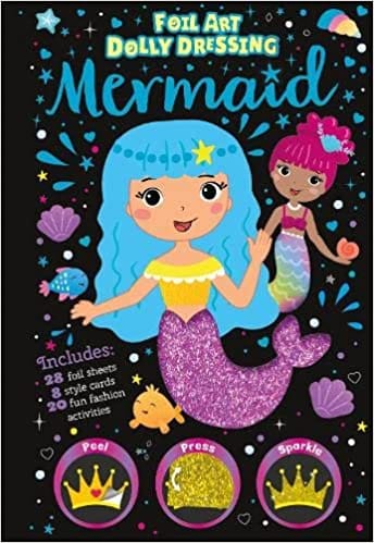 Foil Art Dolly Dressing Mermaid (sparkly Art - Dolly Dressing)
