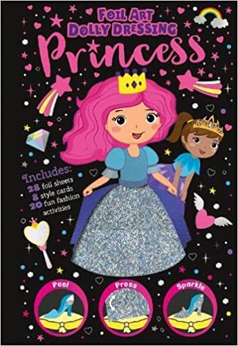 Foil Art Dolly Dressing Princess (sparkly Art - Dolly Dressing)
