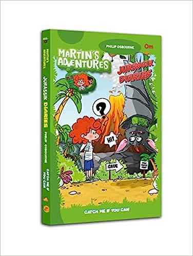 Martins Adventures Jurassik Diaries - Catch Me If You Can - Graphic Novel For Kids