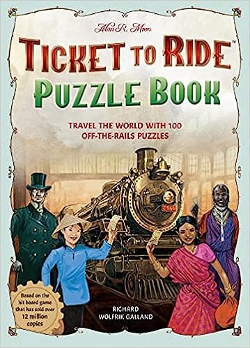 Ticket To Ride Puzzle Book Travel The World With 100 Off-the-rails Puzzles