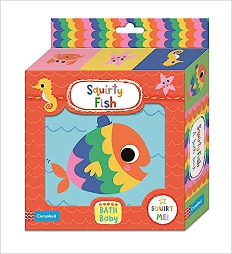 Squirty Fish Bath Book Books, Campbell