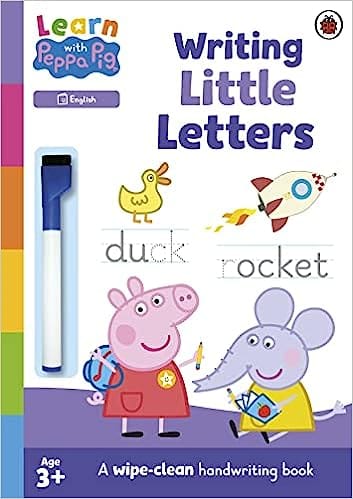 Learn With Peppa Writing Little Letters Wipe-clean Activity Book
