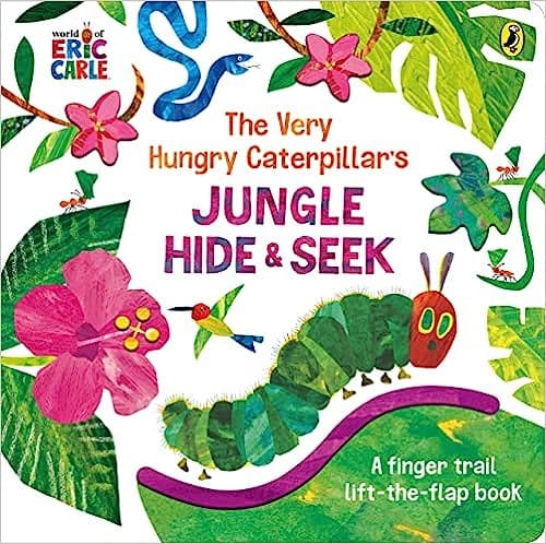 The Very Hungry Caterpillars Jungle Hide And Seek A Finger Trail Lift-the-flap Book