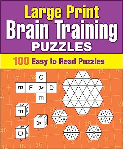 Large Print Brain Training Puzzles