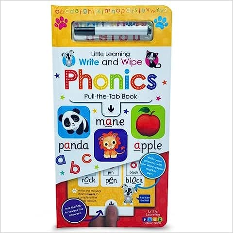 Little Learning Write And Wipe Phonics