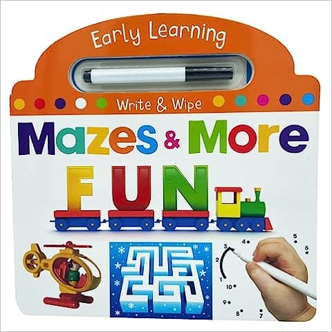 Early Learning Write & Wipe Cmazes & More Fun