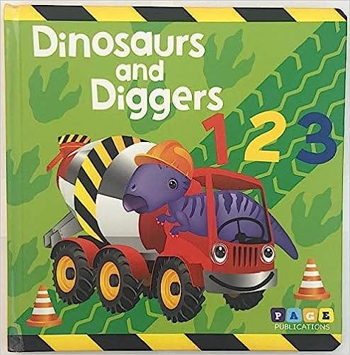 Dinosaurs And Diggers 1 2 3