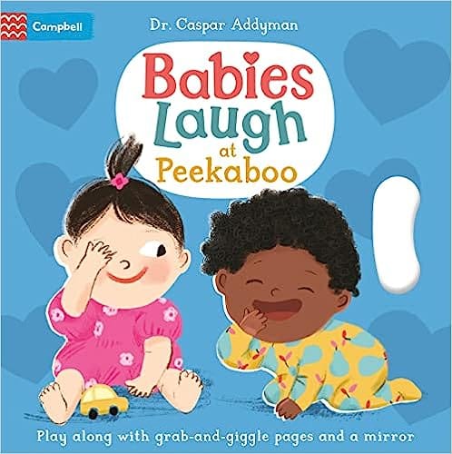 Babies Laugh At Peekaboo! Play Along With Grab-and-pull Pages And Mirror