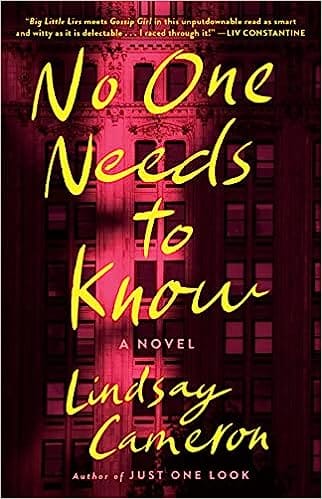 No One Needs To Know A Novel