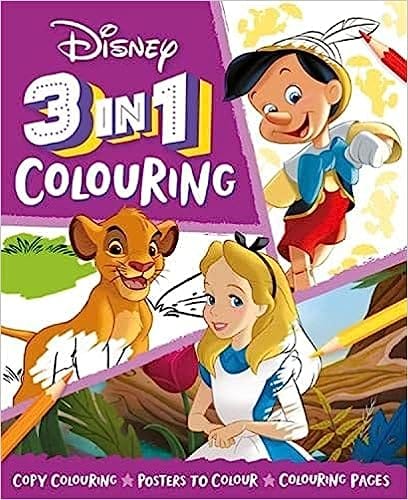 Disney 3-in-1 Colouring