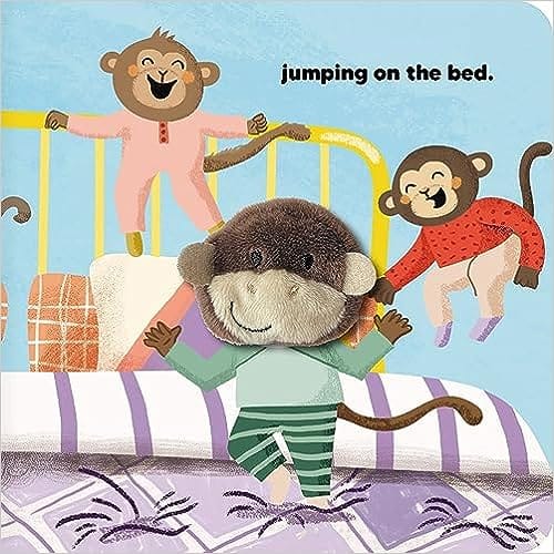 Finger Puppet Book - Cheeky Monkey Puppet As He Gets Into Mischief