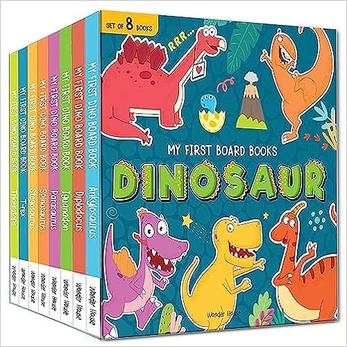 Dinosaur Box Set My First Board Books (8 Books Boxed Set)