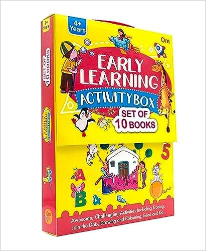 Activity Book Early Learning Activity Box - Set Of 10 Books