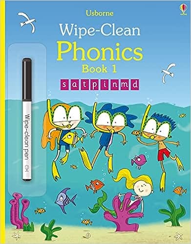 Wipe-clean Phonics Book 1