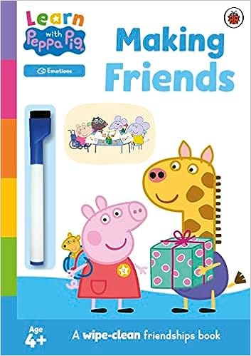 Learn With Peppa Making Friends Wipe-clean Activity Book