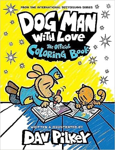 Dog Man With Love The Official Coloring Book