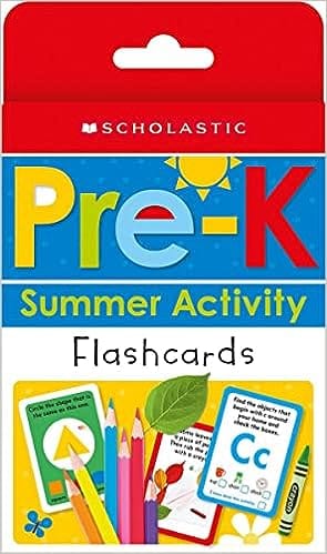 Prek Summer Activity Flashcards