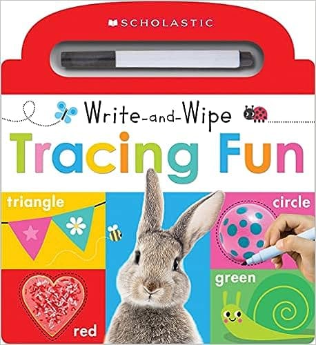 Tracing Fun Scholastic Early Learners (write And Wipe)