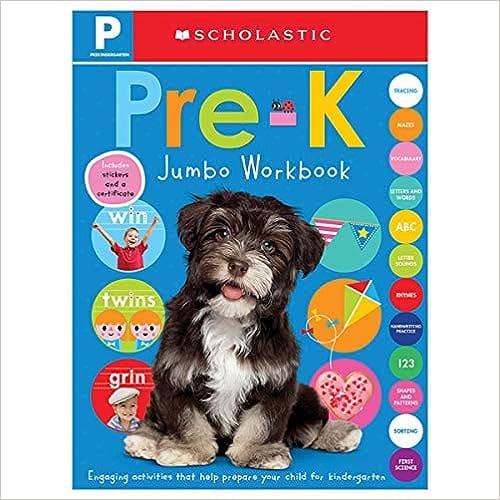 Pre-k Jumbo Workbook Scholastic Early Learners (jumbo Workbook)