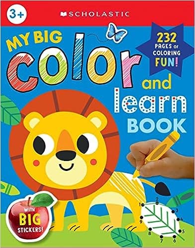 My Big Color & Learn Book Scholastic Early Learners (coloring Book)