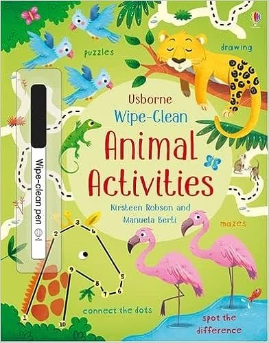 Wipe-clean Animal Activities