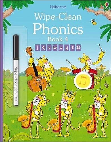 Wipe-clean Phonics Book 4