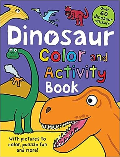 Color And Activity Books Dinosaur