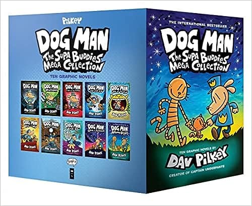 Dog Man the Supa Buddies Mega Collection From The Creator Of Captain Underpants (dog Man #1-10 Box Set)
