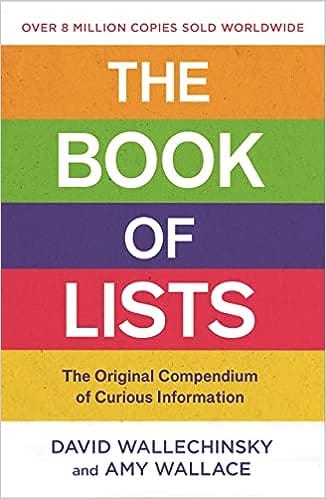 The Book Of Lists The Original Compendium Of Curious Information
