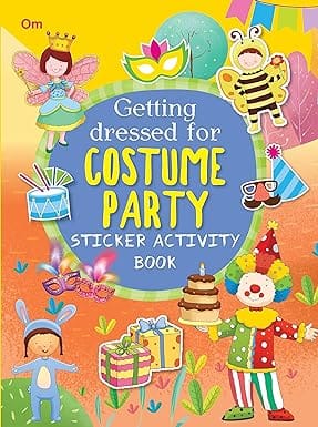 Getting Dressed For Costume Party Sticker Activity Book