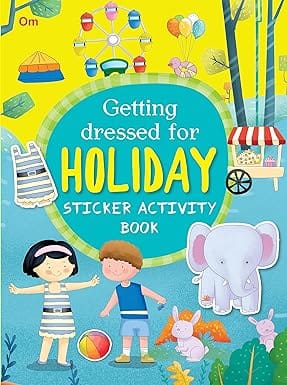 Getting Dressed For Holiday Sticker Activity Book