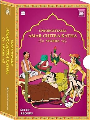 Unforgettable Amar Chitra Katha Stories Boxset (set Of 3 Books) Ack Boxset 4